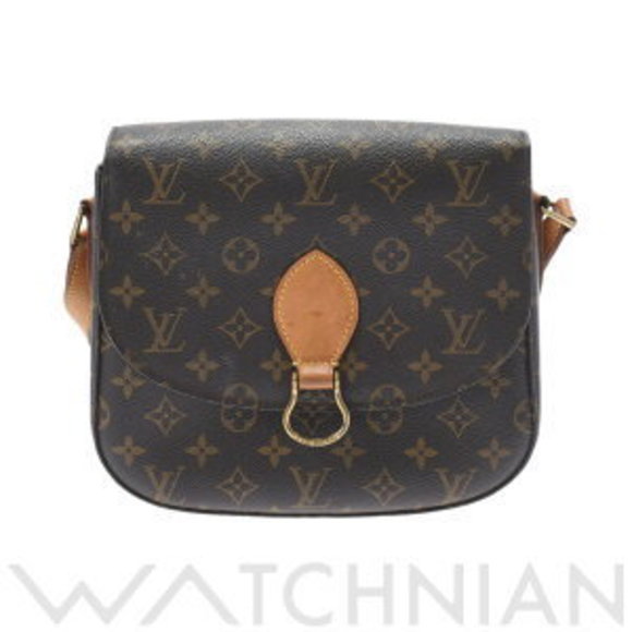 Louis Vuitton Shoulder Cloud Bag Saint Canvas GM Brown Monogram - Picture 1 of 9